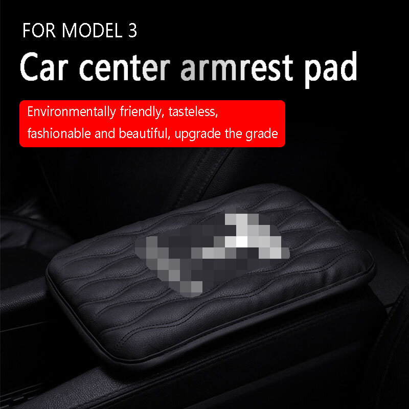 Reposabrazos para coche Tesla modelo 3 2022 modelo Y 2021-2017, accesorios, caja de cojín, reposabrazos, almohadilla de espuma protectora, accesorio