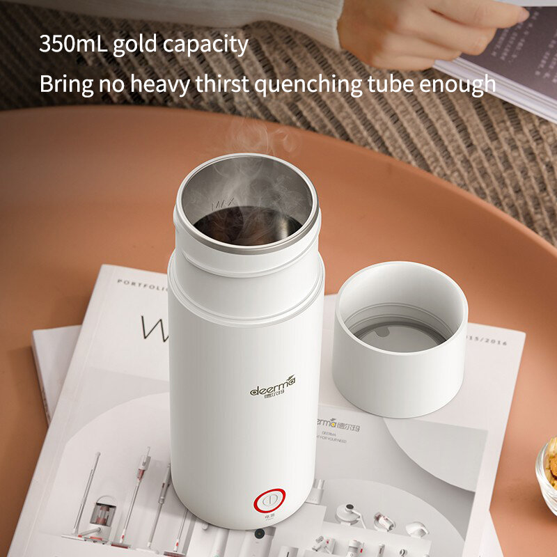 The New Deerma Electric Kettle portable kettle mini travel  electric kettle Thermos cup Electric hot water cup DEM-DR050