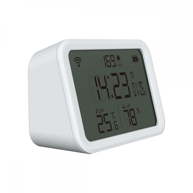 Higrómetro inalámbrico para interiores, termómetro con pantalla Lcd, pantalla de calendario, higrómetro, batería inteligente Tuya, Wifi, Bluetooth