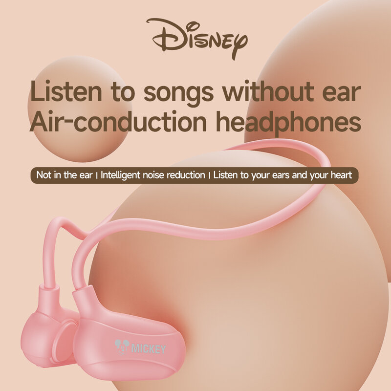 Disney Y3ชุดหูฟังแบบนำเสียงผ่านกระดูกชุดหูฟังบลูทูธไร้สายชุดหูฟังสำหรับวิ่งหูฟัง JOWAY ขับรถเล่นกีฬา