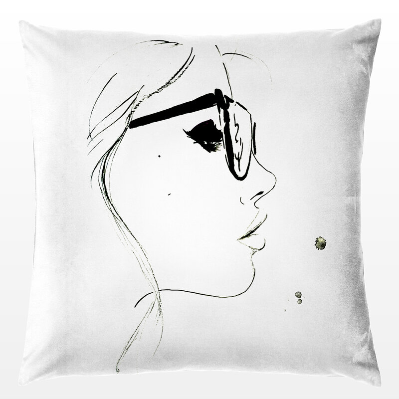 Абстрактное изображение лица-одна линия искусства диванная подушка из полиэстера Декоративная Подушка Чехол Чехлы на подушки для дома 18*18 ...