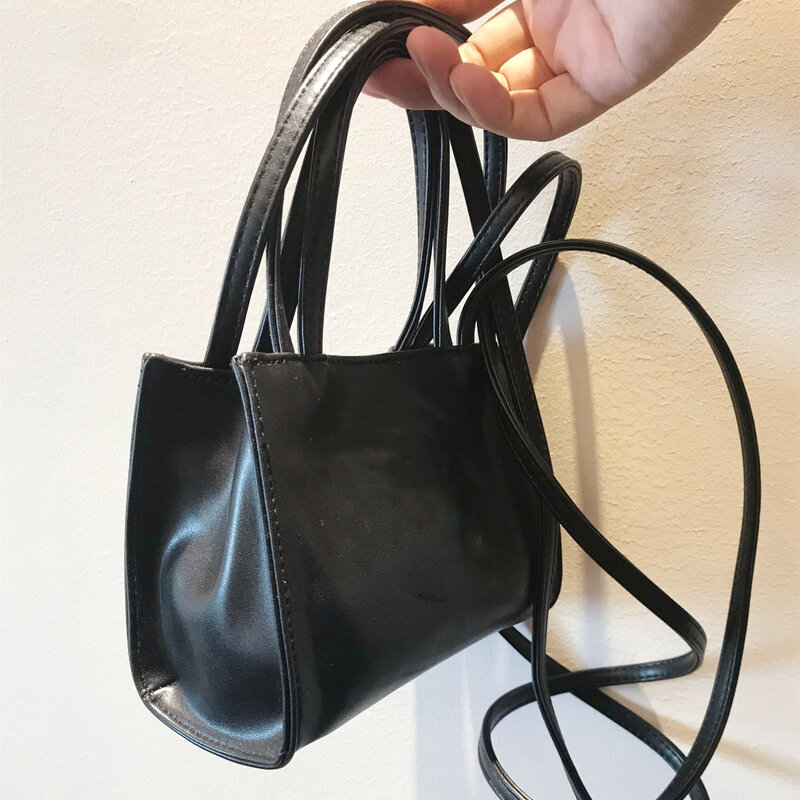 Модная однотонная большая сумка-тоут для женщин, новая модная роскошная сумка из мягкой искусственной кожи и кошелек, сумка-мессенджер, сум...