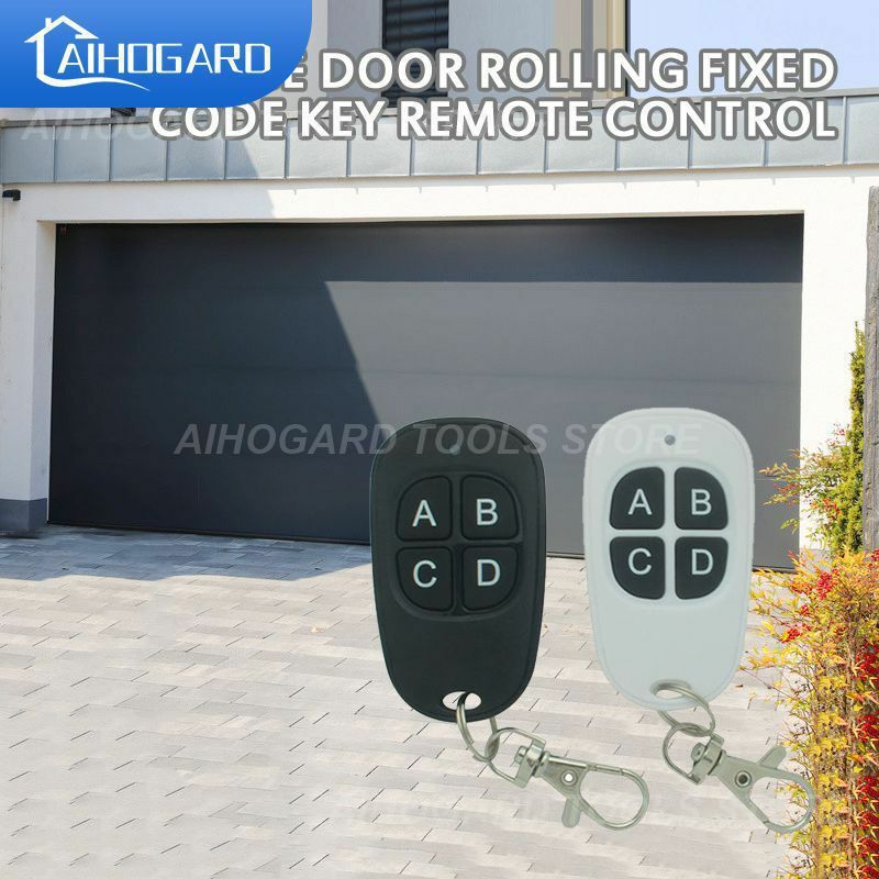 Abridor de porta universal de garagem, portão de rolamento automático, 4 Toetsen, 433MHz, 433MHz, 2021