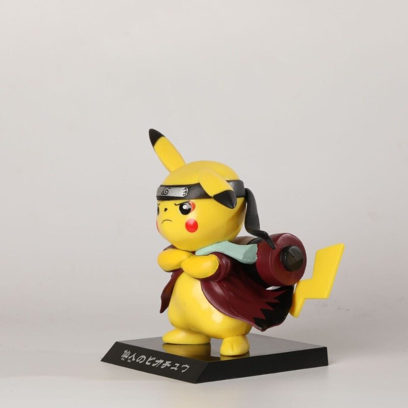 Figura de acción de Pokemon Pikachu de 13CM, modelo de bola de elfo de juego de Pokemon, muñeco de Anime de dragón de fuego, regalo para niños, figura de Anime de Naruto