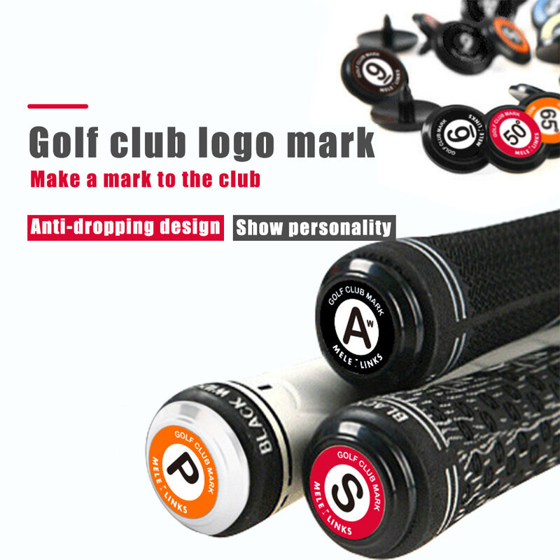 Logo de agarre de Golf para 20 piezas, accesorio de agarre para entrenamiento de Golf, palo de Golf