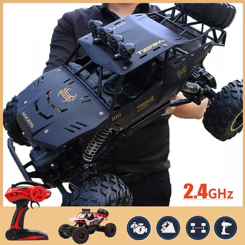 Coche todoterreno teledirigido 4WD de 2,4 GHz, vehículo de Control remoto inalámbrico, modelo de camión, juguetes para niños