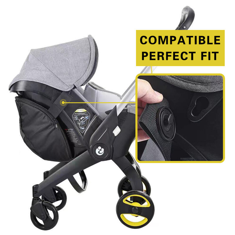 Baby diaper bag for doona/foofoo stroller bag organizer black storage waterproof organizer doona accessories donna parts