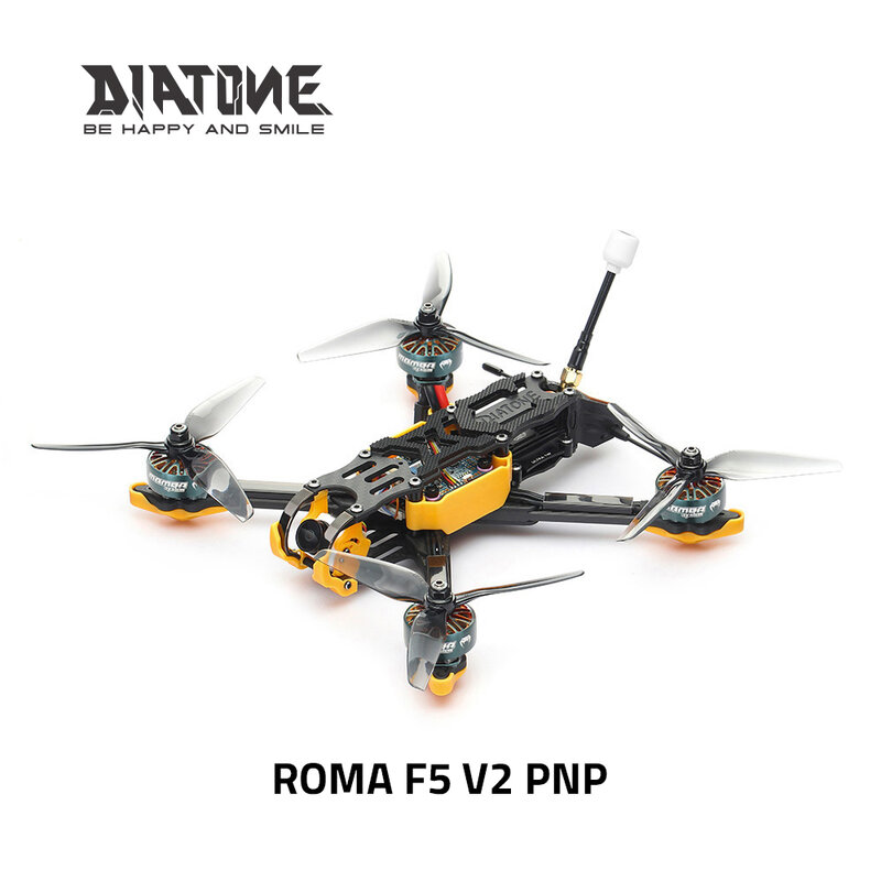 DIATONE Roma F5 V2. PNP 6S con F722 DJI MK2 FC con cámara 2306,5