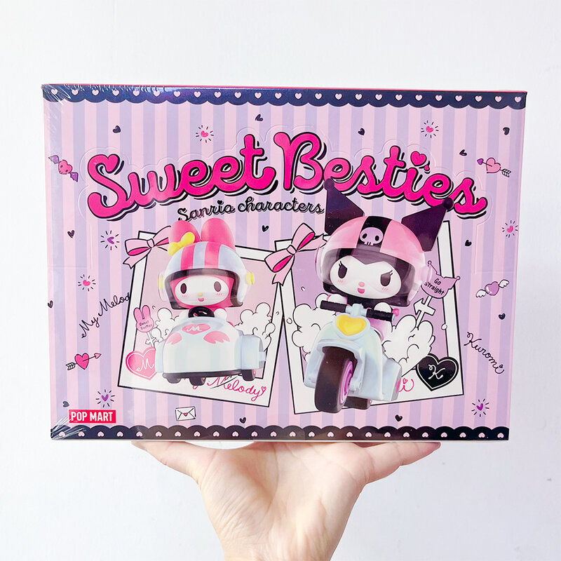 Kuromi Sanrio Blind Box Characters Sweet Besties Series 1PCS/12PCS My Melody Mystery Box Anime Toys POPMART