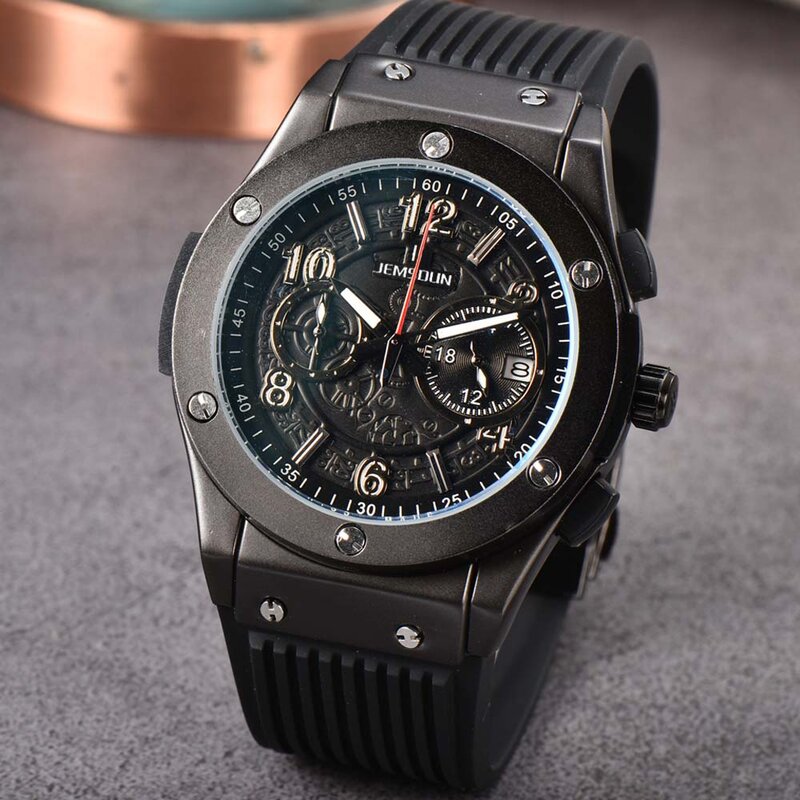 Nova marca original clássico relógios para homens de luxo multifunções topo automático data relógio esportes cronógrafo quartzo aaa relógios