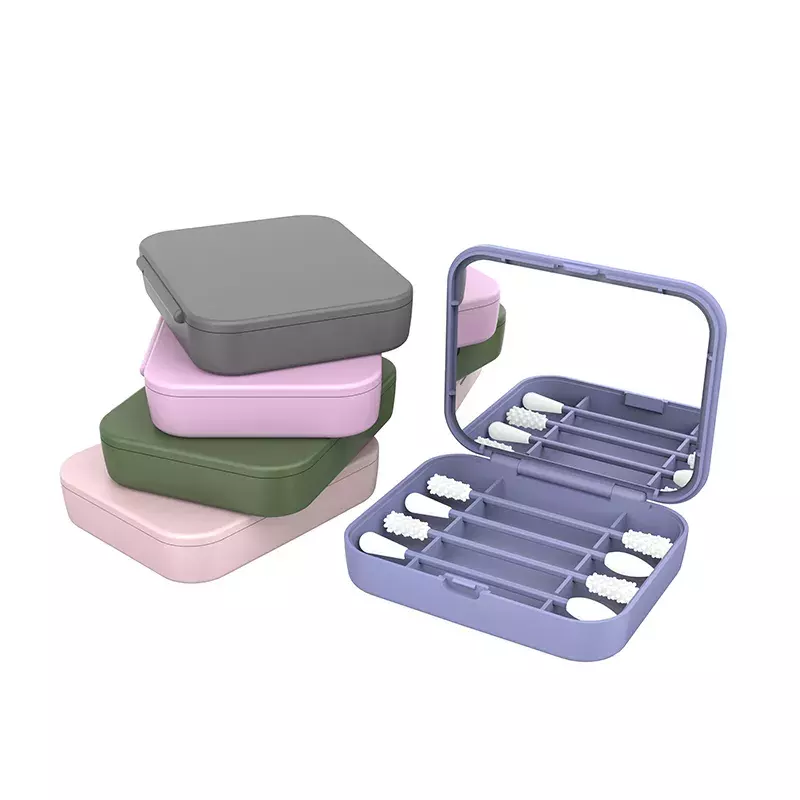 4 sztuk wielokrotnego użytku wacik do czyszczenia uszu kosmetyczne silikonowe pąki waciki kije do czyszczenia makijaż Touch-up dwugłowy Dropship