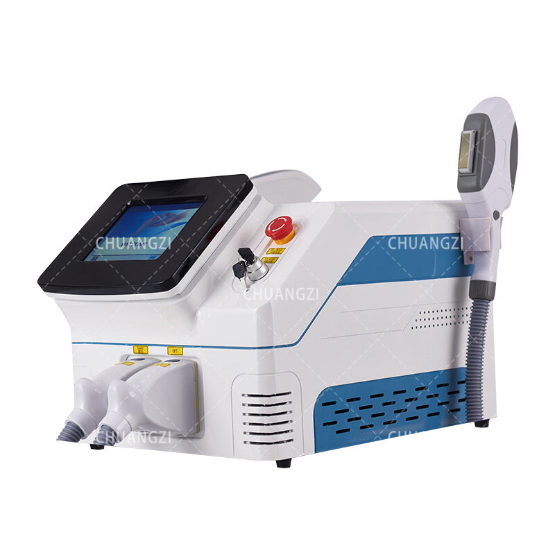 2023 nuovo 2 in 1 Ipl Laser Tattoo Remov Laser Machie Up-To-Date certificato CE OPT ND YAG Laser Hair Remover Machine