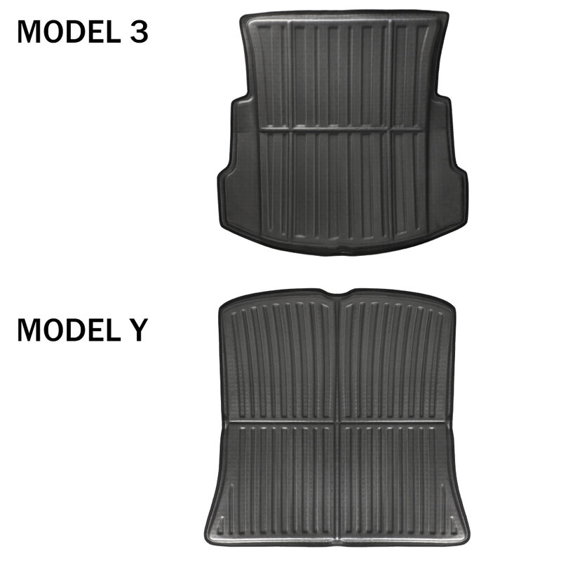 CARCTR-TPE EVA de coche para Tesla modelo 3 Y 2017-2022, almohadillas de esterilla trasera del maletero, alfombrillas tesla modelo 3 2022, accesorios