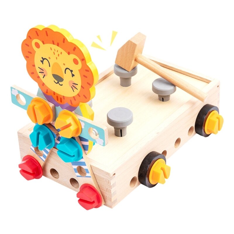 Set di dadi e bulloni kit di attrezzi da costruzione STEM Building Block Toy per bambini 1560
