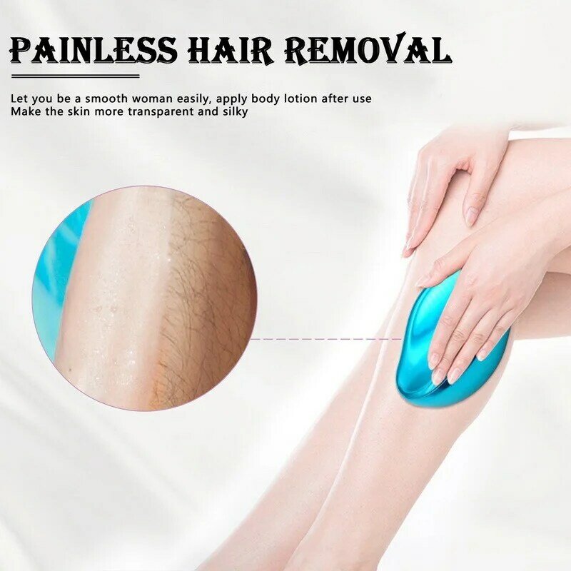 New Magic Hair Eraser Remover Epilator Pink Crystal Bleame Painless Epilation Shaver Removal Depilator Body Leg Epilator Stone