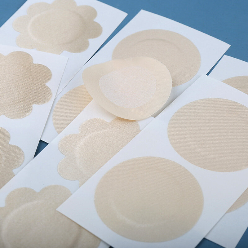 5Pairs Wegwerp Onzichtbare Tepel Sticker Patch Vrouwen Lijm Borst Patches Naadloze Anti Bump Borst Pads Voor Strapless Rok