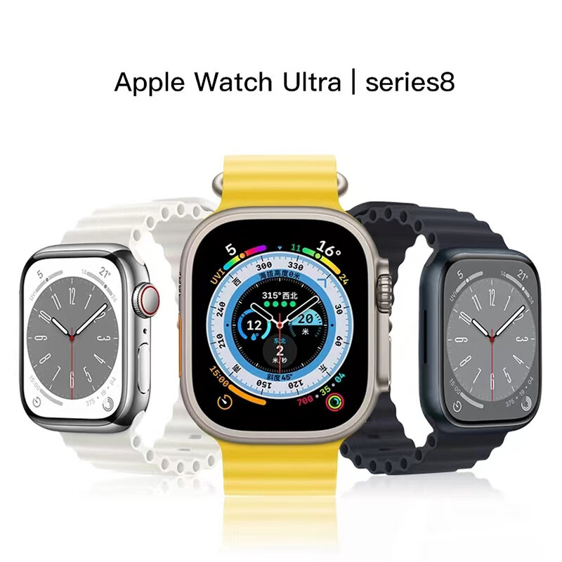 Ocean para Apple watch band 49mm 45mm 41mm 44mm 40mm 42mm 38mm 40 44 45mm pulsera de silicona iWatch series 7 6 5 se Ultra 8 Correa