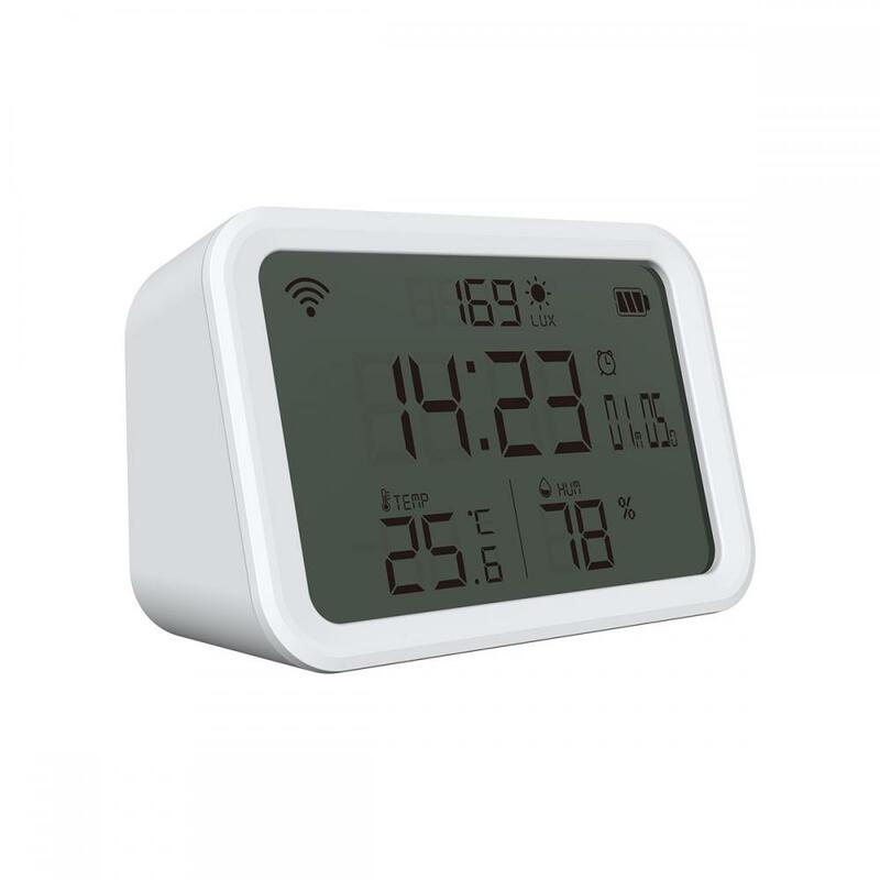 ワイヤレス湿度計温度計LCDスクリーンカレンダーディスプレイ屋内湿度計TuyaスマートWifiバッテリーディスプレイBluetooth