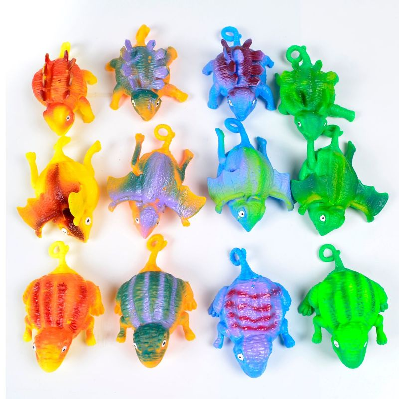 منفوخة مضحكة للأطفال على شكل حيوانات تضخيم كرات تنفيس الديناصور ضد الإجهاد بالون يد ململة ألعاب رياضية للحفلات هدايا للأطفال