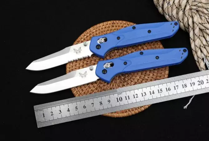Cuchillo plegable de bolsillo multifuncional, herramienta EDC de defensa de seguridad para acampar al aire libre, BENCHMADE 940