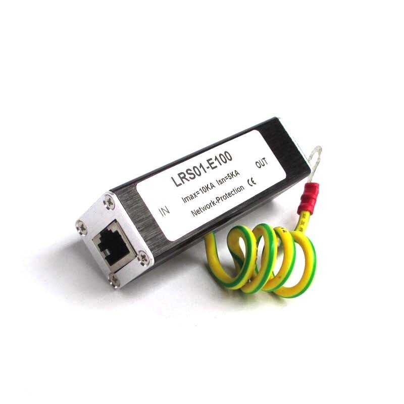 Сетевой фильтр ESCAM RJ45, защита от перенапряжения, молниеотвод, SPD для сети Ethernet 100M