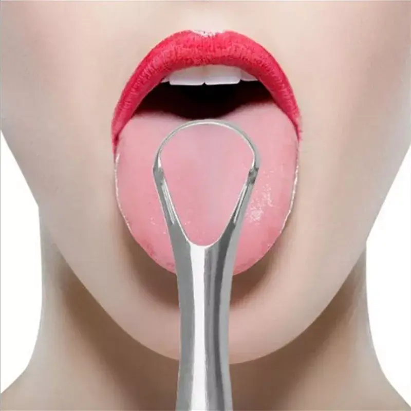 1PCS Tongue Brush Care Brush Away Cleaner Bad Breath Tongue Scraper Hand Oral Clean Keep Fresh Breath Tongue Brush Clear Tongue