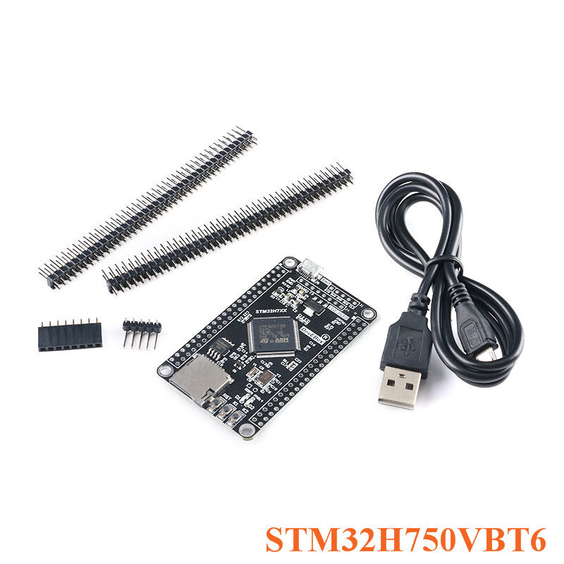 STM32H750VBT6 STM32H743VIT6 STM32H7 Placa de desarrollo STM32 Placa de sistema M7 Placa de núcleo interfaz TFT con Cable USB