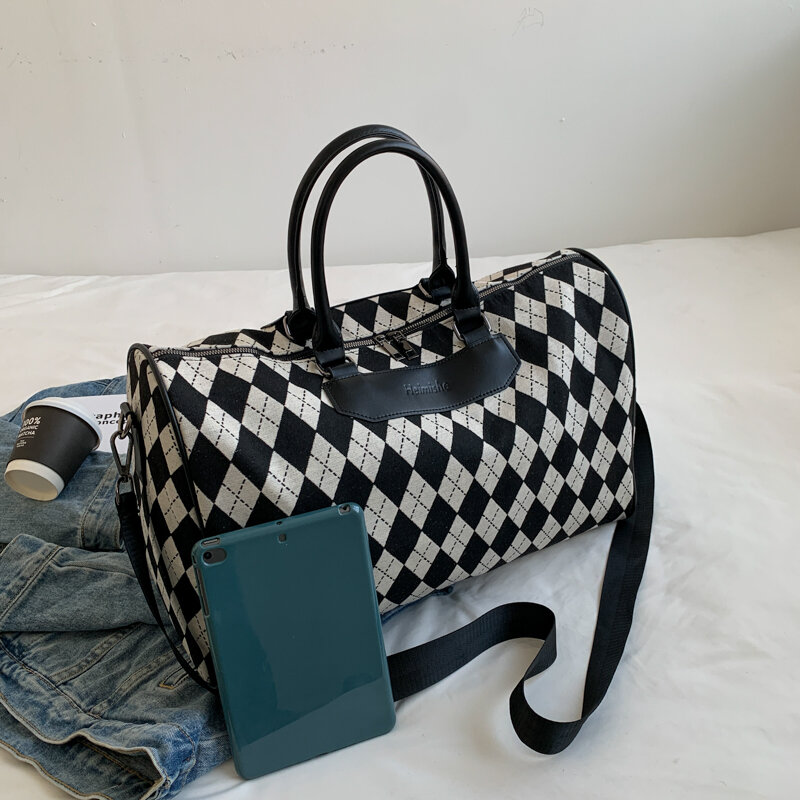 YILIAN Short-haul Bag Ladies large capacity 2022 New handbag Lightweight single-shoulder duffel bag for fitness bag storage