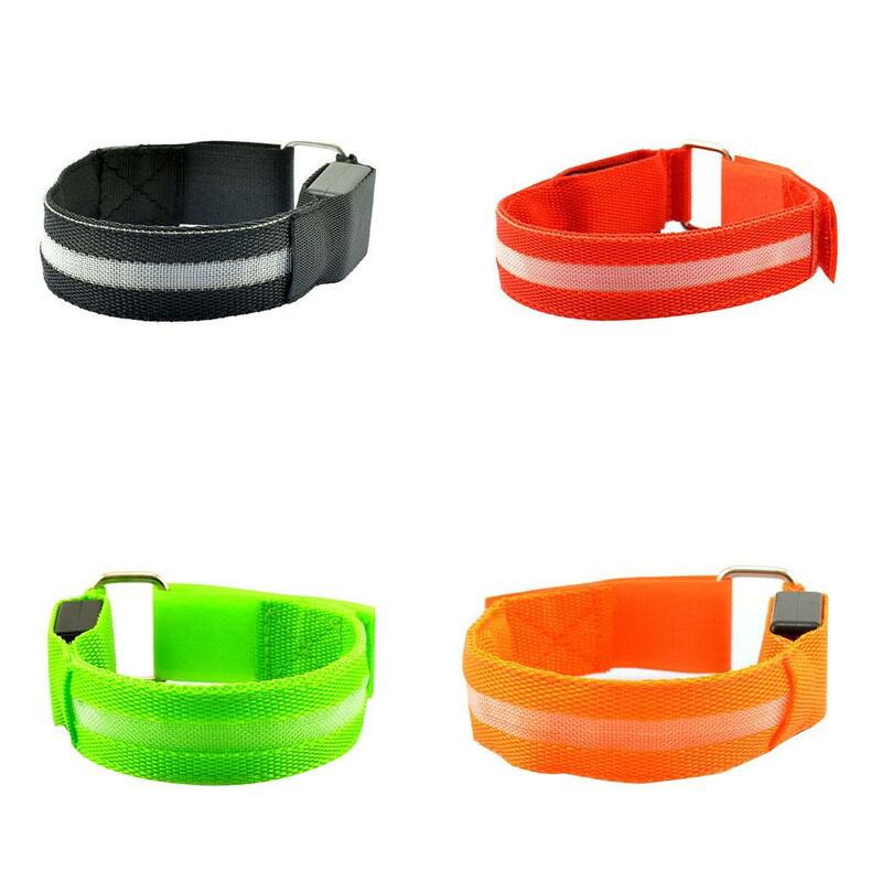 Sports Wristband Luminous LED Armband Multi-color Warning Light Band