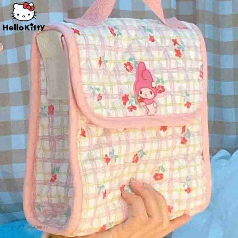 Sanrio Original Spring And Summer My Melody Cinnamoroll Cute Y2K Bag College Student Japanese Handbag Messenger Crossbody Bags