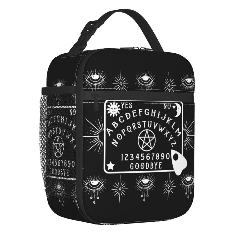 Mystical Spirit Board Halloween Witch Lunch Box a tenuta stagna Ouija occulto Magick Cooler Thermal Food Insulated Lunch Bag Office