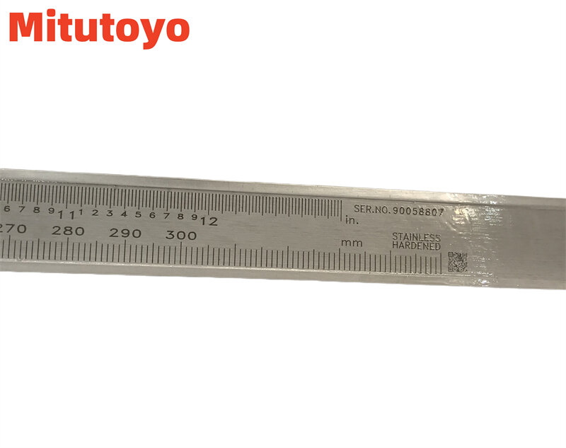 Mitutoyo-calibrador Vernier de 530-104, 6 ", 8", 12 ", 150mm, 200mm, 300mm, 1/128in, precisión de 0,05mm, calibradores de escala de acero inoxidable