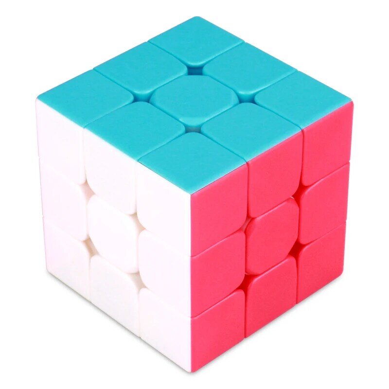 Warrior S-cubo mágico de velocidad sin pegatinas, cubo educativo, rompecabezas, profesional, 3x3x3