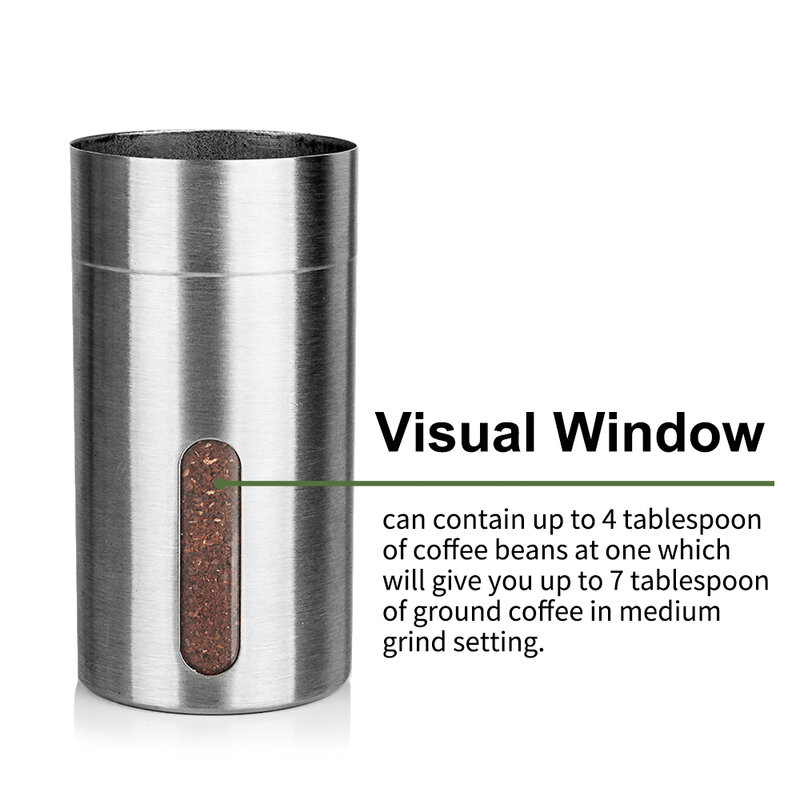 Molinillo de Café Manual, núcleo de cerámica de acero, molinillo de café, rebabas de café, máquina de café de maíz de cerámica