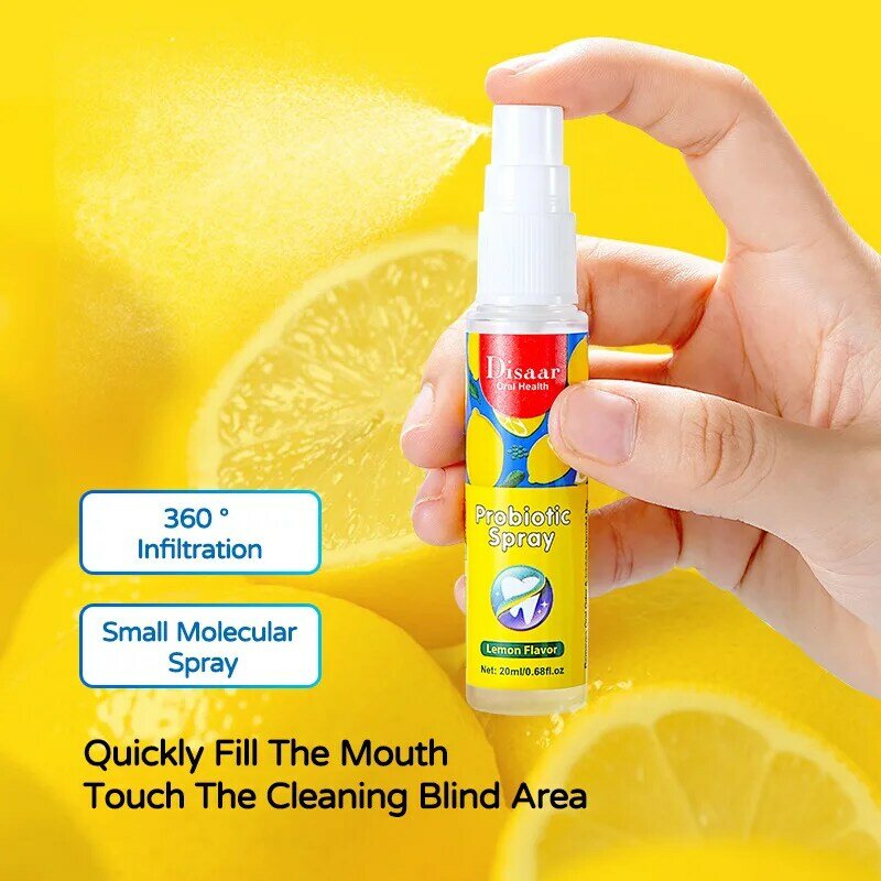 Espray bucal portátil de 20ml para eliminar el mal aliento, ambientador duradero, para la boca espray, para el cuidado de la salud Oral