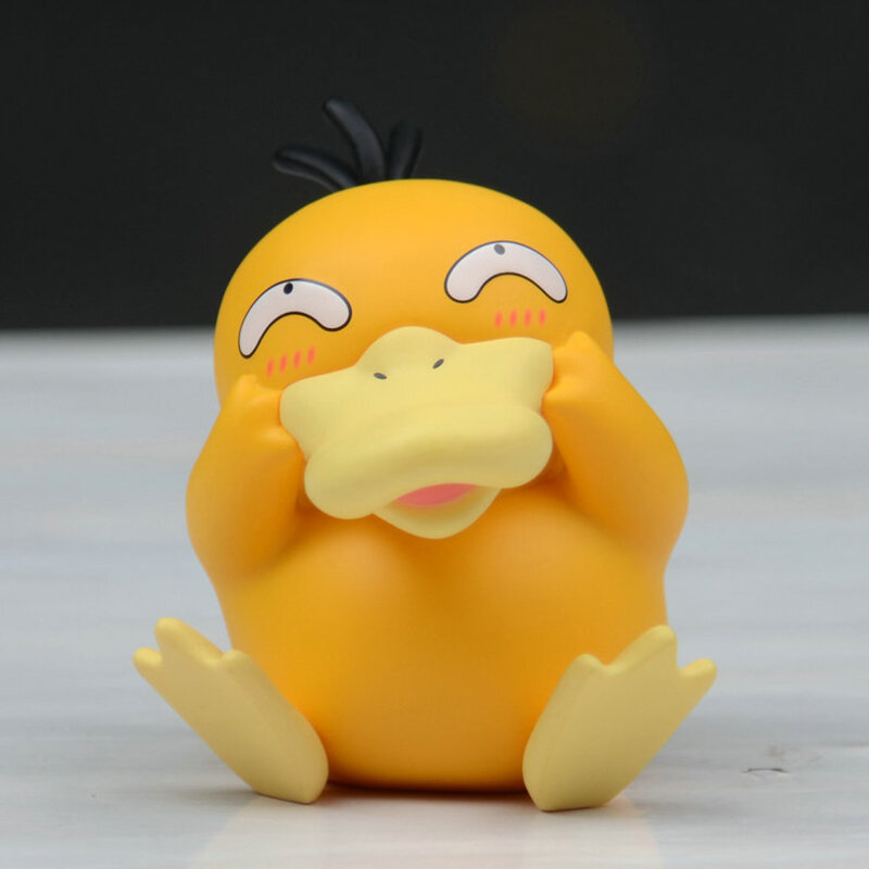 Kawaii 10cm Pokemon Psyduck Anime rysunek kreatywny figurka Model lalki Pokémon Squirtle zabawki figurki akcji dla dzieci prezent