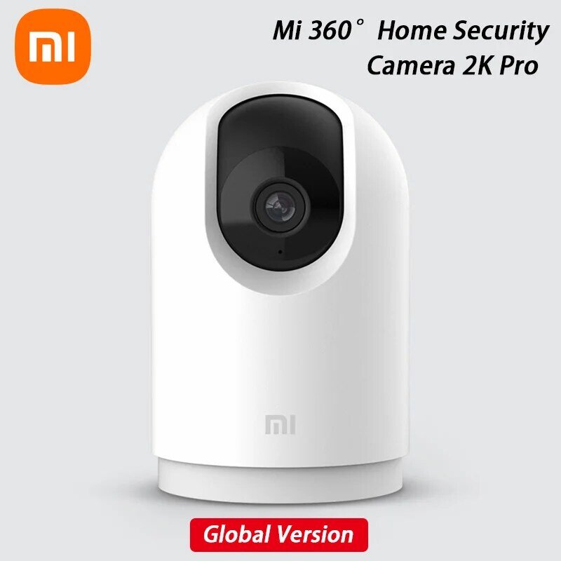 Xiaomi-Mi Câmera de Segurança Doméstica, 360 °, 2K Pro, 1296p, HD, WiFi, Visão Noturna, Inteligente, Colorida, Detecção Humana AI, Versão Global