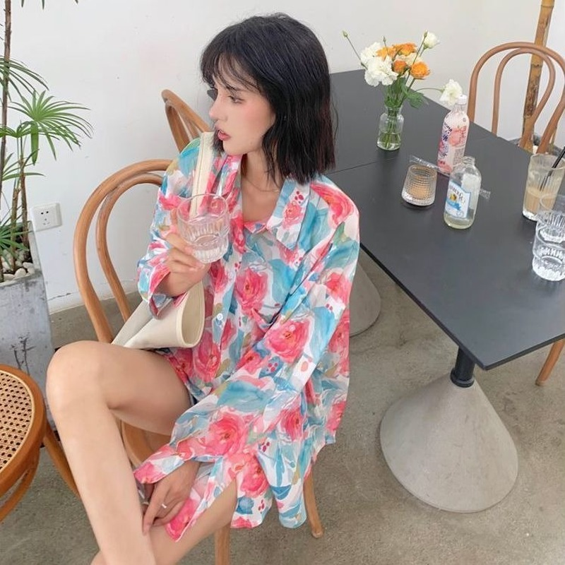 XEJ – tunique à manches longues pour femme, chemisier de Style coréen, chemisier en mousseline de soie, décontracté, à la mode, 2022