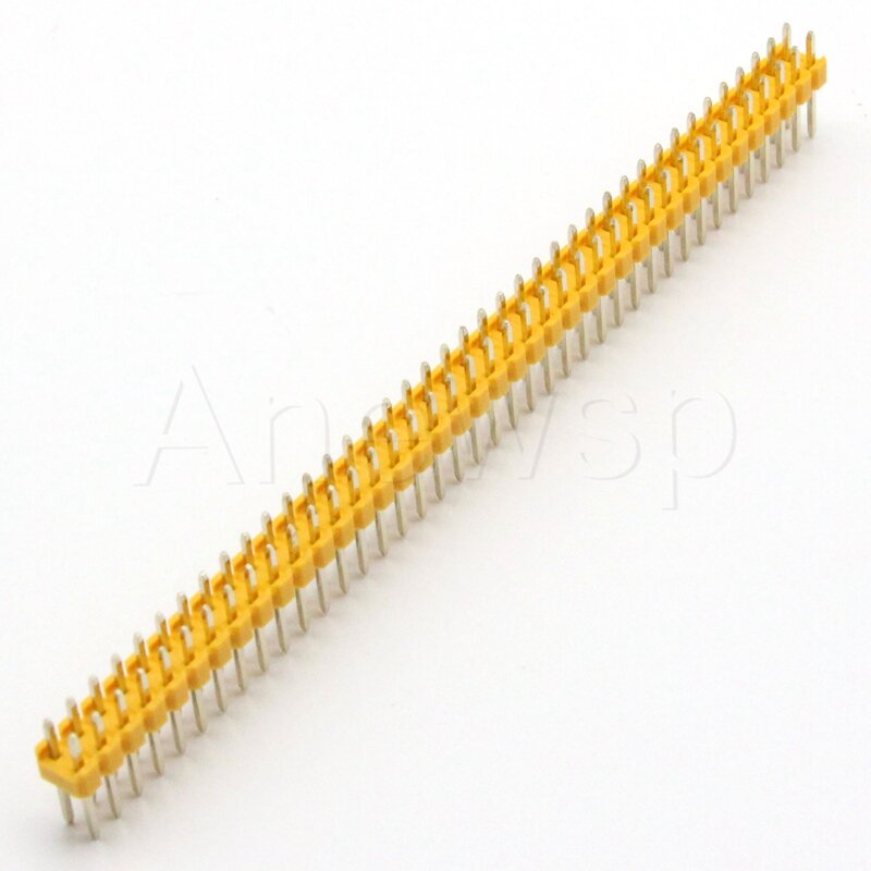 10PCS 2.54mm Pitch Double Row Male Header 2*40P Red Blue Yellow White Green Color Pin Header Connector PCB Board For Arduino