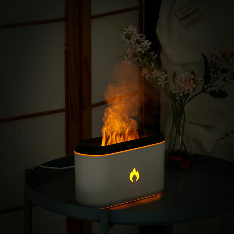 Xiaomi Flamme Luftbefeuchter Ätherisches Öl Diffusor Aroma Ultraschall Nebel Maker Aromatherapie Luftbefeuchter Diffusoren Duft Hause