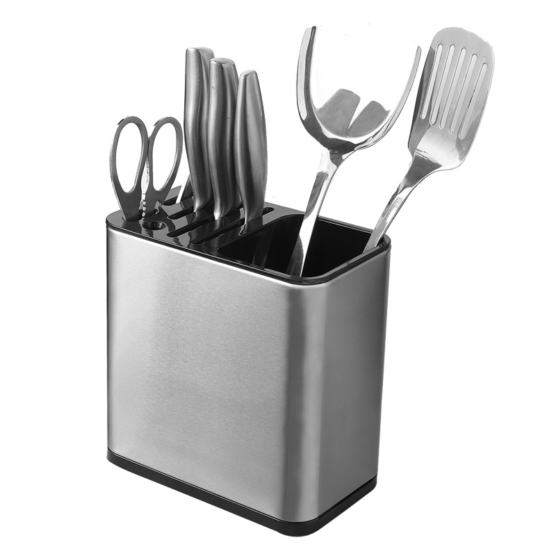 New Stainless Steel Cutlery Holder Household Tableware Drainboard Kitchen Spoon Storage Cutlery Organizer Holder Cutlery Drainer