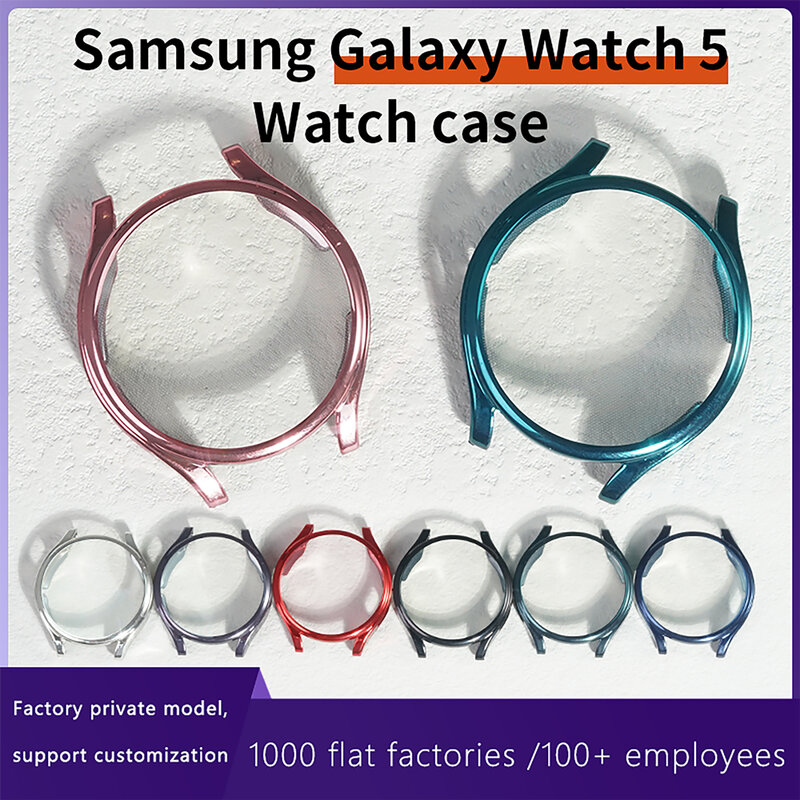 Electroplate TPU นาฬิกาสำหรับ Samsung Galaxy นาฬิกา5Pro 40มม.44มม.45มม.Protector โปร่งใสป้องกันเต็มรูปแบบ