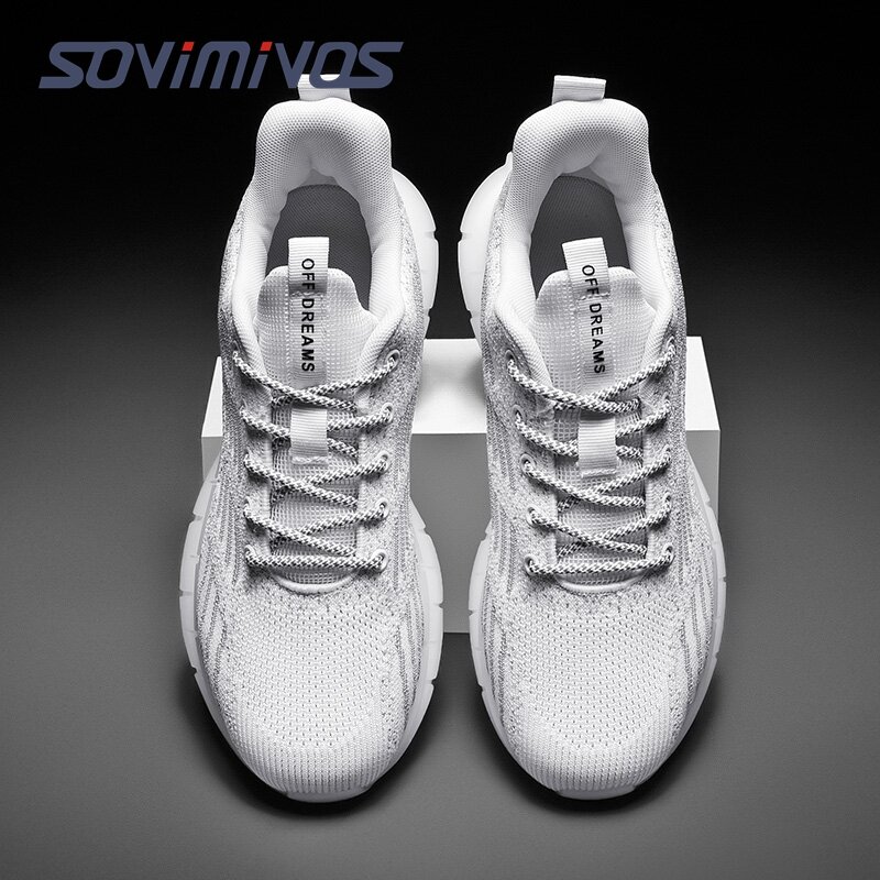 Zapatillas Deportivas para Hombre, calzado deportivo de suela duradera, a la moda, para correr, talla grande 46