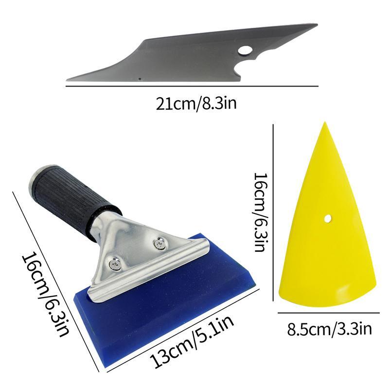 Car Package Tinting Application Tool Car Window Film Squeegee Automotive Film Scrapers Window Tint Tools For Family Garage