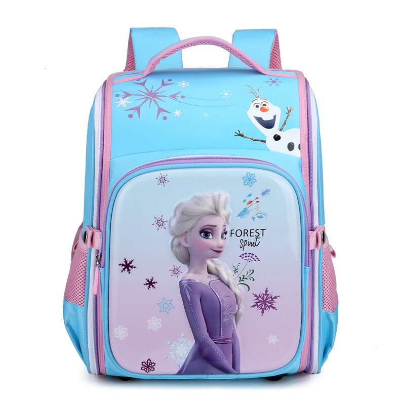 Disney dos desenhos animados congelados marca novas crianças saco de escola marca luxo grande capacidade menina mochila menino moda spiderman mochila