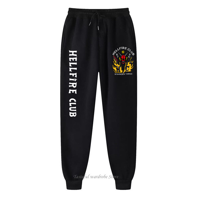 New Stranger Things 4 Hellfire Club Pants Fashion Printed Men Women Casual Jogging Pants Y2k Streetwear Trousers Sweatpant Male