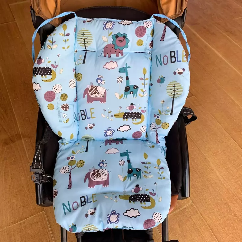 Cojín de silla de bebé para niños, alfombrilla de refuerzo para asiento de silla de alimentación, tela de algodón