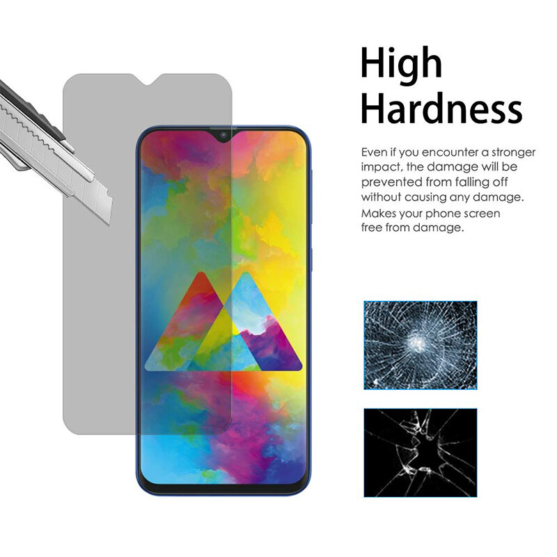 Privacy Anti Peep Tempered Glass for Samsung Note 10 Plus Anti Spy Screen Protector for Samsung Galaxy S9 S10 Lite 5G Glass
