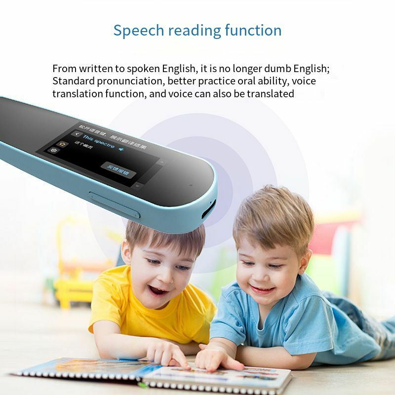 Baru dengan Layar Sentuh Mendukung WiFi Cina/Inggris Portabel Pindai Pena Terjemahan Pembaca Ujian Perangkat Penerjemah Bahasa Suara