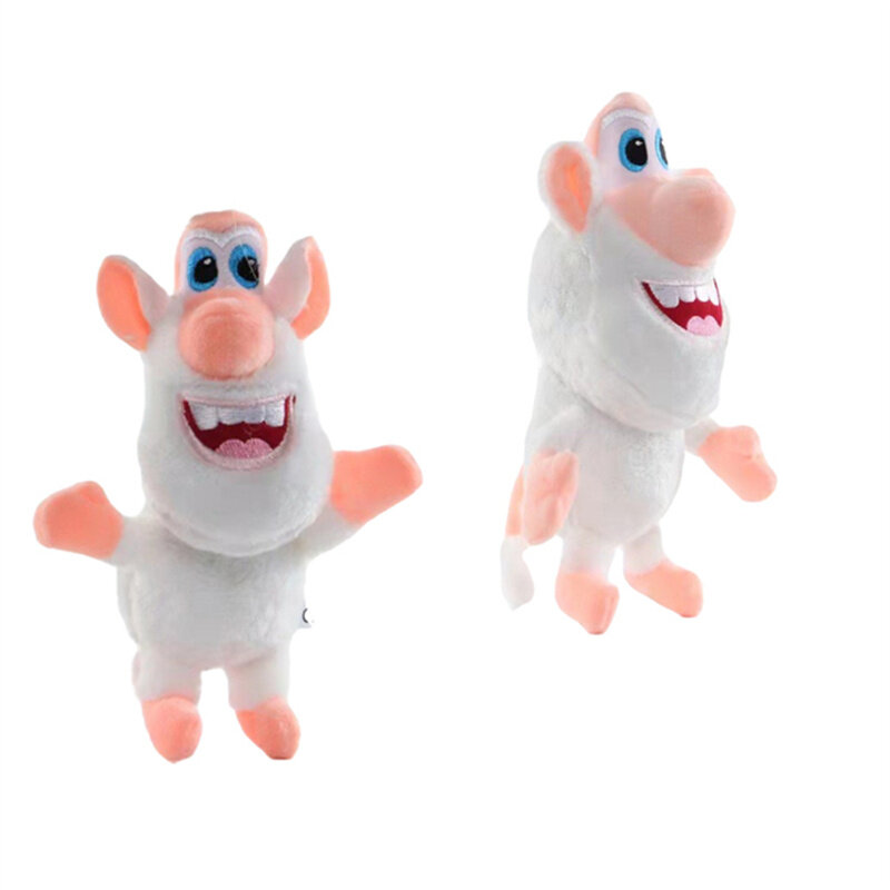 Cartoon biały świnia Cooper Booba Buba Cooper rosyjski śliczne PP bawełna wypchane pluszowe zabawki dla dzieci urodziny prezenty poduszka pokój ozdobne lalki
